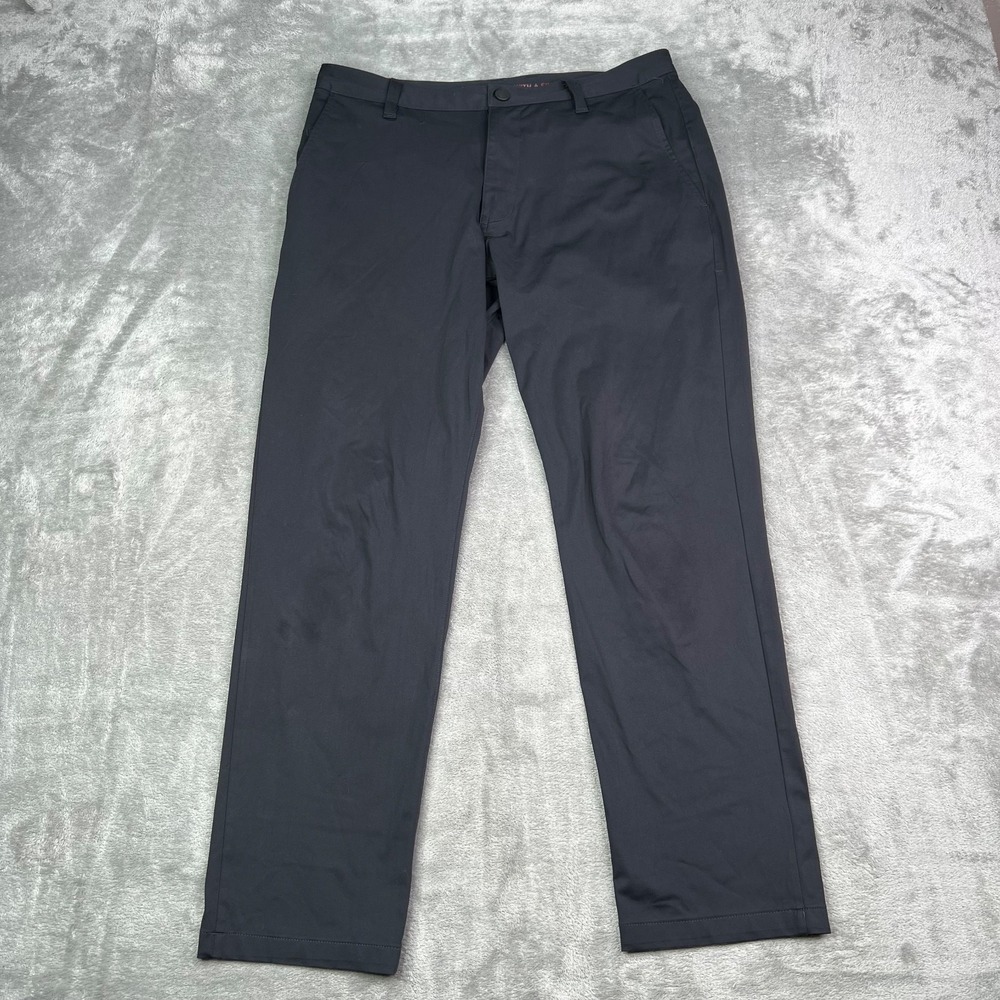 Rhone Commuter Pants Mens 31 Fits 31x29 Black Slim Fit Performance 5 Pocket Golf